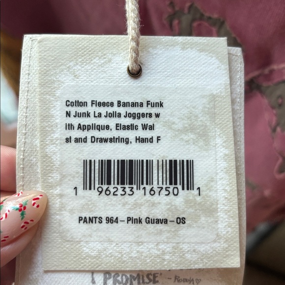 Magnolia Pearl Pink Banana Print Jogger Pants - Picture 4 of 4